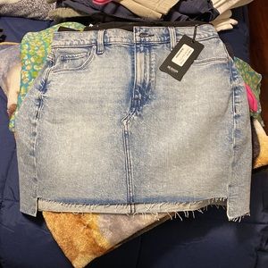 Hudson - blue Denim Jean Skirt - Viper Mini Skirt SZ 27.